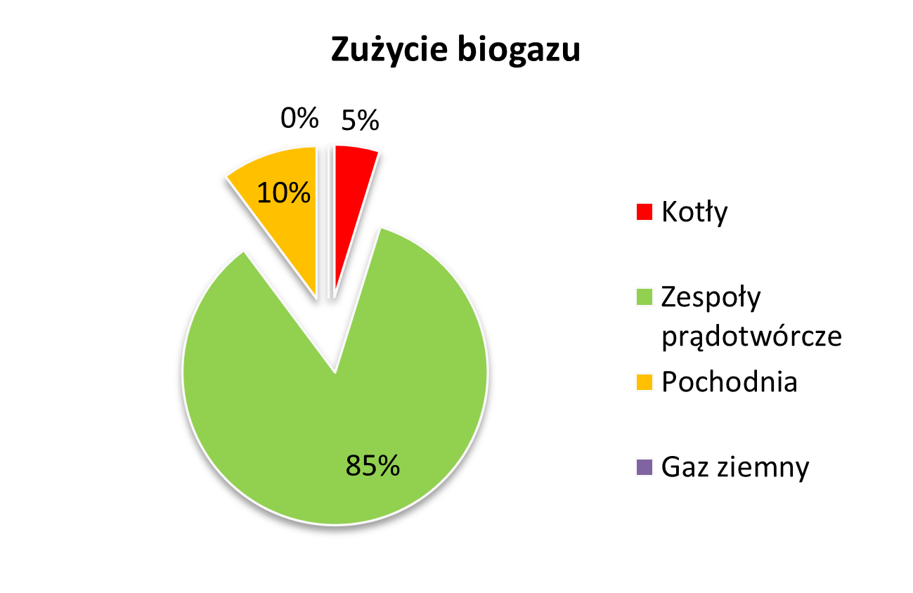 zużycie biogazu
